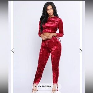 Red Velvet Women's Jumpsuit